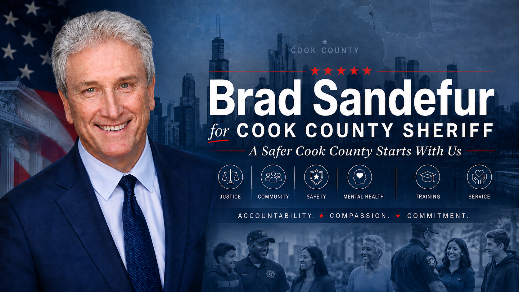 Brad Sandefur for Cook County Sheriff — Leadership for Unity, Safety, and Justice